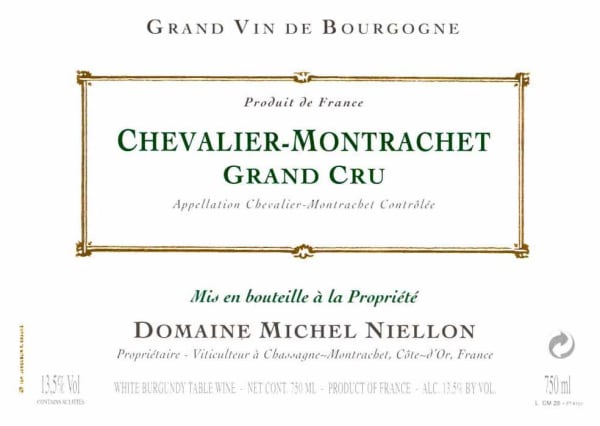 Rượu vang trằng Domaine Michel Niellon Chevalier-Montrachet Grand Cru 2009