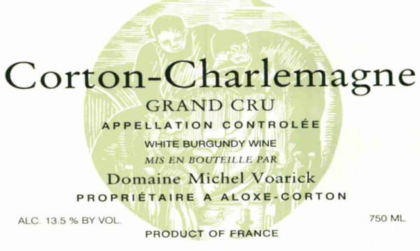 Rượu vang trằng Domaine Michel Voarick Corton-Charlemagne Grand Cru 2011