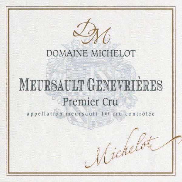 Rượu vang trằng Domaine Michelot Meursault Les Genevrieres Premier Cru 2016