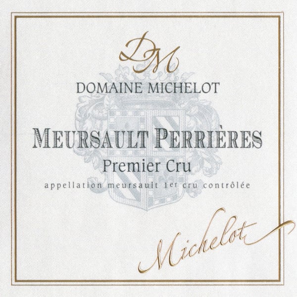 Rượu vang trằng Domaine Michelot Meursault Perrieres Premier Cru 2018