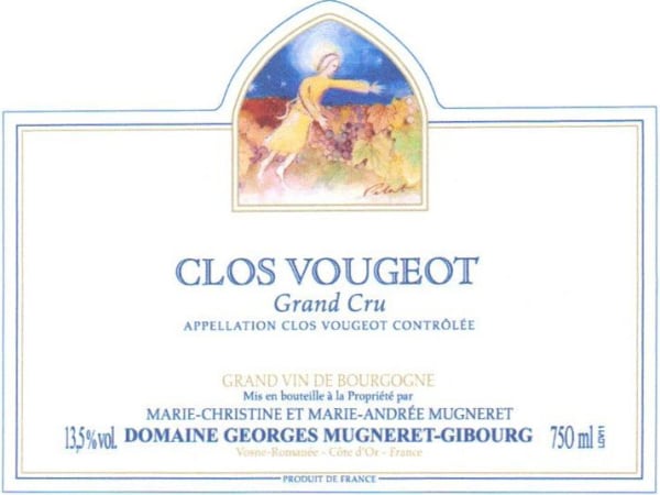 Rượu vang đỏ Domaine Mugneret-Gibourg Clos de Vougeot Grand Cru 2011