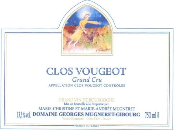 Rượu vang đỏ Domaine Mugneret-Gibourg Clos de Vougeot Grand Cru 2012