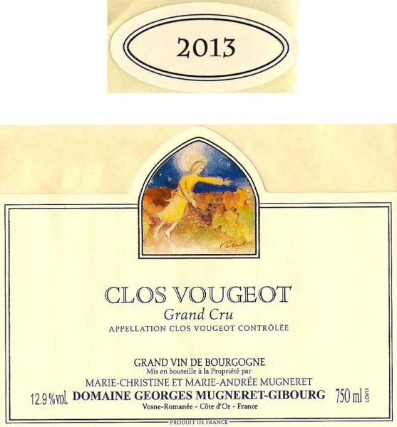 Rượu vang đỏ Domaine Mugneret-Gibourg Clos de Vougeot Grand Cru 2013