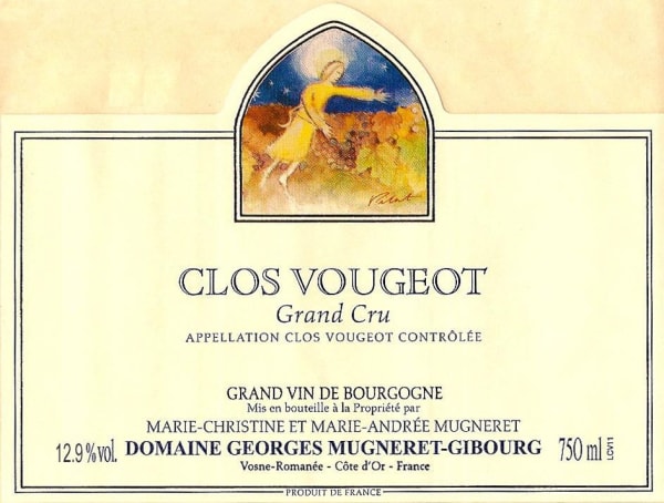 Rượu vang đỏ Domaine Mugneret-Gibourg Clos de Vougeot Grand Cru 2014