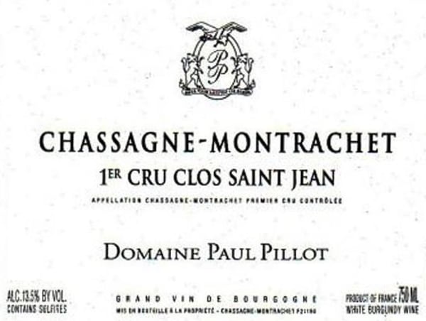 Rượu vang trằng Domaine Paul Pillot Chassagne-Montrachet Clos Saint Jean Premier Cru 2018