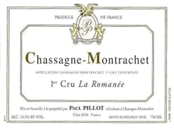 Rượu vang trằng Domaine Paul Pillot Chassagne-Montrachet La Romanee Premier CRU 2005