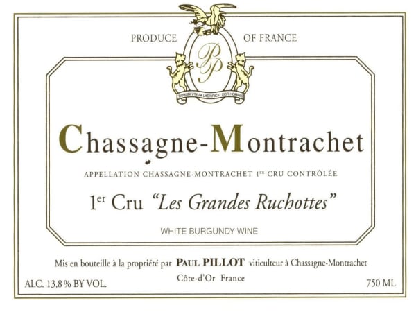 Rượu vang trằng Domaine Paul Pillot Chassagne-Montrachet Les Grandes Ruchottes Premier Cru 2004