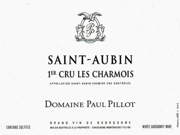 Rượu vang trằng Domaine Paul Pillot Saint-Aubin Les Charmois Premier Cru 2021