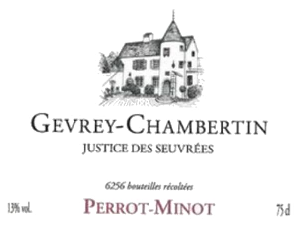 Rượu vang đỏ Domaine Perrot-Minot Gevrey-Chambertin La Justice de Seuvrees 2020