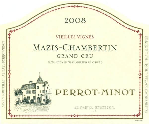 Rượu vang đỏ Domaine Perrot-Minot Mazis-Chambertin Grand Cru Vieilles Vignes 2008