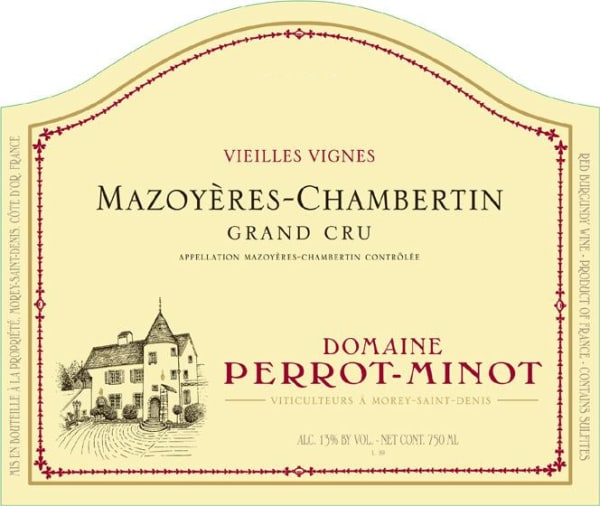 Rượu vang đỏ Domaine Perrot-Minot Mazoyeres-Chambertin Grand Cru (torn label) 2009