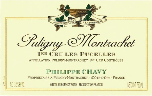 Rượu vang trằng Domaine Phillipe Chavy Puligny-Montrachet Les Pucelles Premier Cru 2011