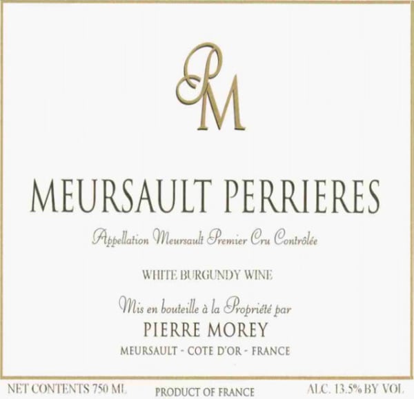 Rượu vang trằng Domaine Pierre Morey Mersault Perrieres Premier Cru 1999