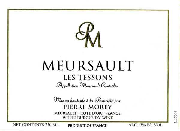 Rượu vang trằng Domaine Pierre Morey Meursault Les Tessons 2007