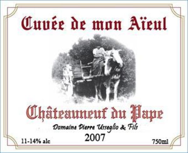 Rượu vang đỏ Domaine Pierre Usseglio et Fils Chateauneuf-du-Pape Mon Aieul (1.5 Liter Magnum - scuffed label) 2007