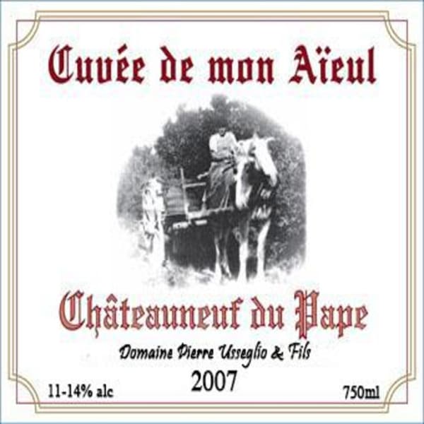 Rượu vang đỏ Domaine Pierre Usseglio et Fils Chateauneuf-du-Pape Mon Aieul 2007