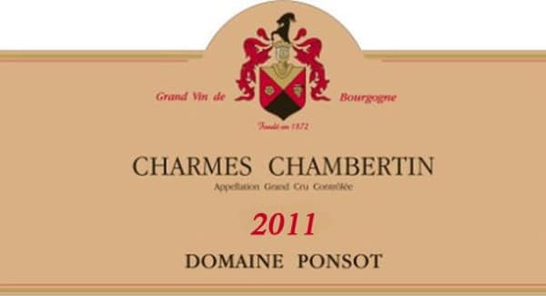 Rượu vang đỏ Domaine Ponsot Charmes Chambertin 2011