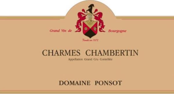 Rượu vang đỏ Domaine Ponsot Charmes Chambertin 2013