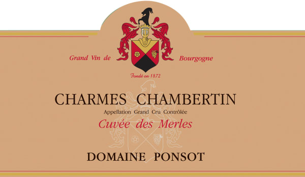 Rượu vang đỏ Domaine Ponsot Charmes-Chambertin Grand Cru Cuvee des Merles 2017