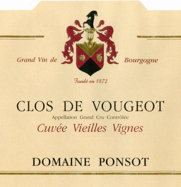 Rượu vang đỏ Domaine Ponsot Clos de Vougeot Vieilles Vignes 2009