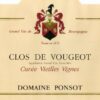 Rượu vang đỏ Domaine Ponsot Clos de Vougeot Vieilles Vignes 2010