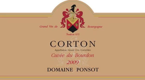 Rượu vang đỏ Domaine Ponsot Corton Cuvee du Bourdon Grand Cru 2009
