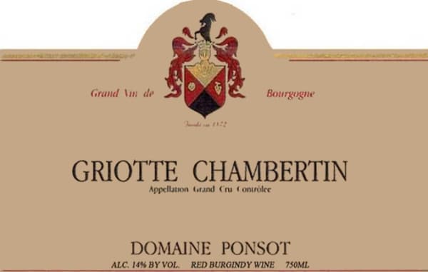 Rượu vang đỏ Domaine Ponsot Griotte-Chambertin 2011