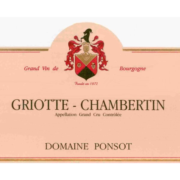 Rượu vang đỏ Domaine Ponsot Griottes-Chambertin 2001