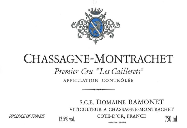 Rượu vang trằng Domaine Ramonet Chassagne-Montrachet Les Caillerets Premier Cru 2010