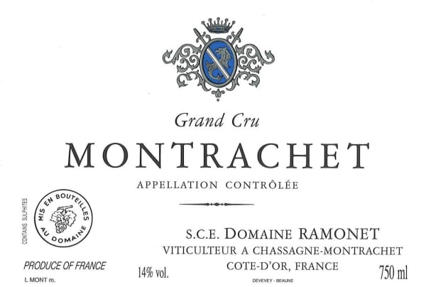 Rượu vang trằng Domaine Ramonet Montrachet Grand Cru 2011