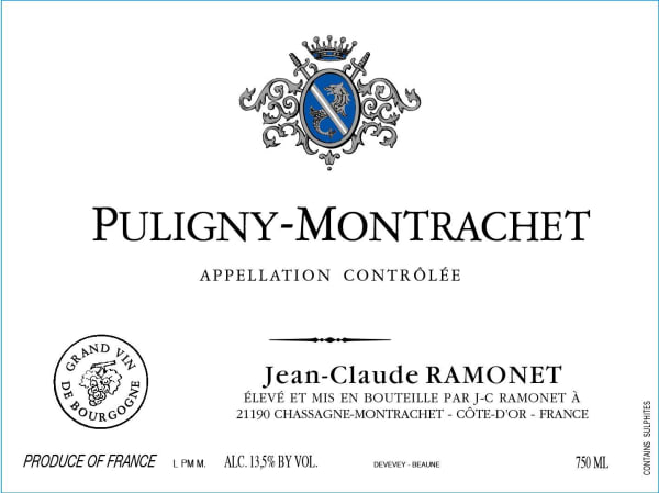 Rượu vang trằng Domaine Ramonet Puligny-Montrachet 2017