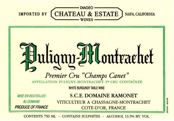 Rượu vang trằng Domaine Ramonet Puligny-Montrachet Champs-Canet Premier Cru 2009