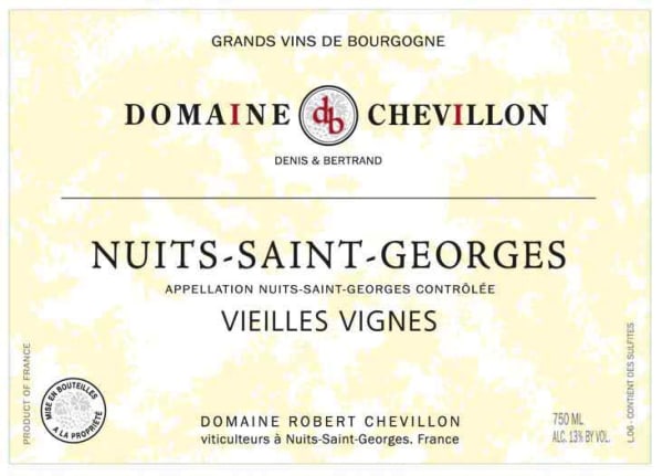 Rượu vang trằng Domaine Robert Chevillon Nuits-Saint-Georges Blanc Vieilles Vignes 2018