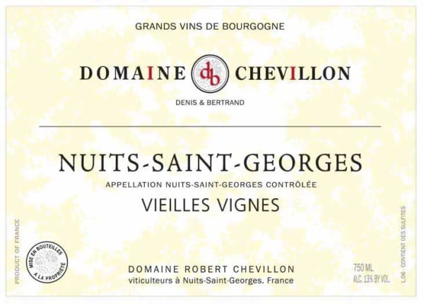 Rượu vang trằng Domaine Robert Chevillon Nuits-Saint-Georges Blanc Vieilles Vignes 2020