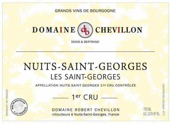 Rượu vang đỏ Domaine Robert Chevillon Nuits-Saint-Georges Les Saint Georges Premier Cru 2017