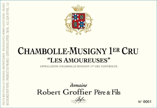 Rượu vang đỏ Domaine Robert Groffier Chambolle-Musigny Les Amoureuses Premier Cru 2017
