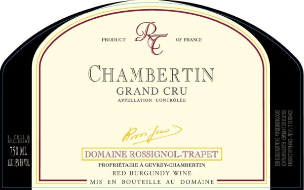 Rượu vang đỏ Domaine Rossignol-Trapet Chambertin Grand Cru 2012