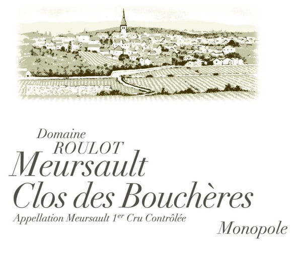 Rượu vang trằng Domaine Roulot Meursault Clos des Boucheres Premier Cru Monopole 2012
