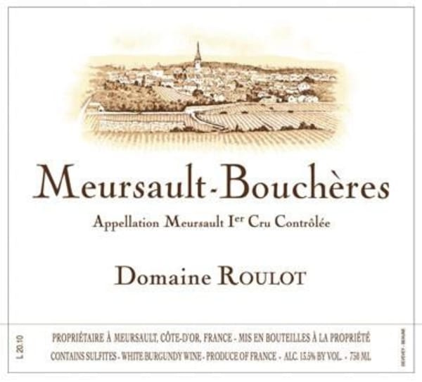 Rượu vang trằng Domaine Roulot Meursault Les Boucheres Premier Cru 2012