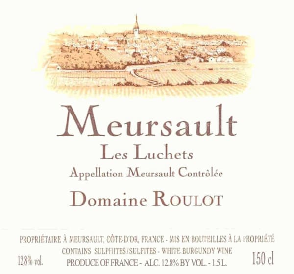 Rượu vang trằng Domaine Roulot Meursault Les Luchets 2012