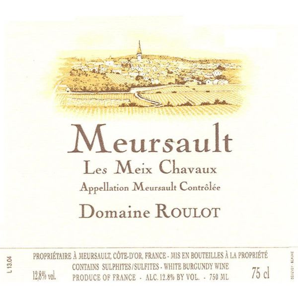 Rượu vang trằng Domaine Roulot Meursault Les Meix Chavaux 2007