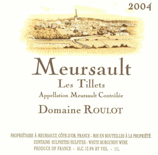 Rượu vang trằng Domaine Roulot Meursault Les Tillets 2004
