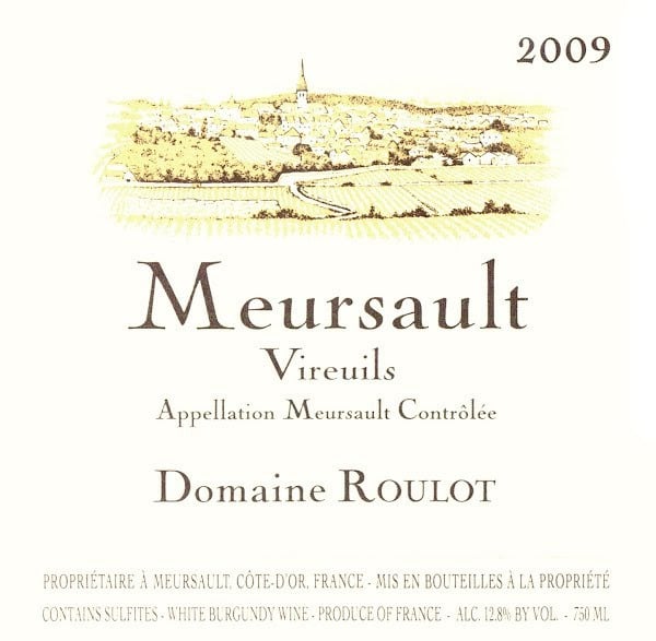 Rượu vang trằng Domaine Roulot Meursault Vireuils 2009