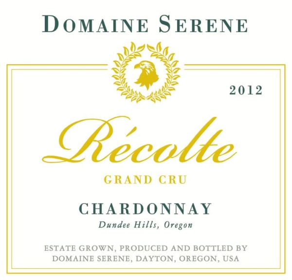 Rượu vang trằng Domaine Serene Recolte Grand Cru Chardonnay 2012