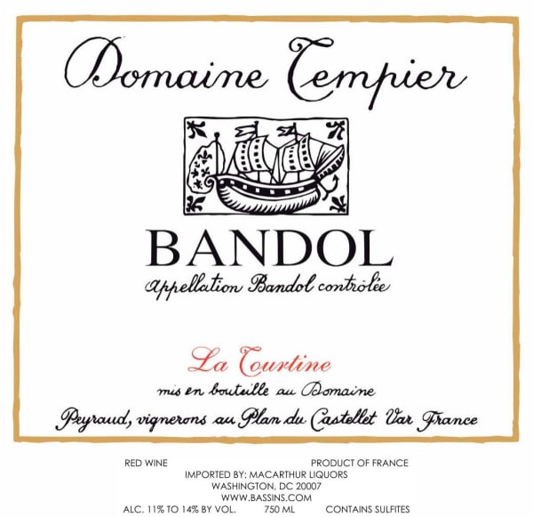 Rượu vang đỏ Domaine Tempier Bandol La Tourtine Rouge (chai Magnum 1,5 lít) 2021