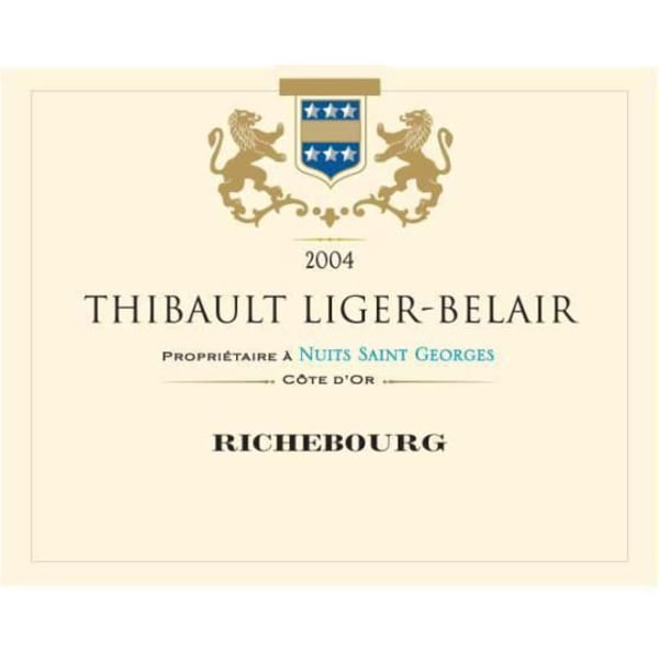 Rượu vang đỏ Domaine Thibault Liger-Belair Richebourg Grand Cru (torn back label) 2004