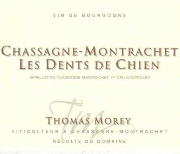 Rượu vang trằng Domaine Thomas Morey Chassagne-Montrachet Dent de Chien 2013