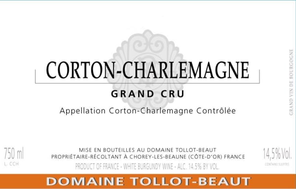 Rượu vang trằng Domaine Tollot-Beaut Corton-Charlemagne Grand Cru 2016
