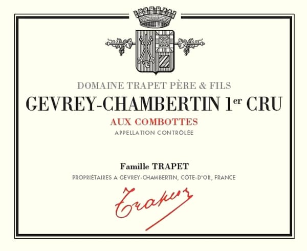 Rượu vang đỏ Domaine Trapet Gevrey-Chambertin Aux Combottes Premier Cru 2021