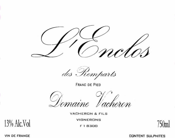 Rượu vang trằng Domaine Vacheron L'Enclos Sancerre 2018